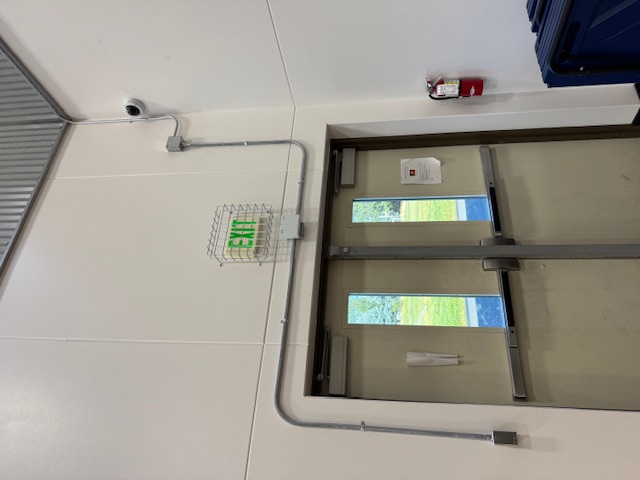 Exterior gate entry intercom for controlled property access