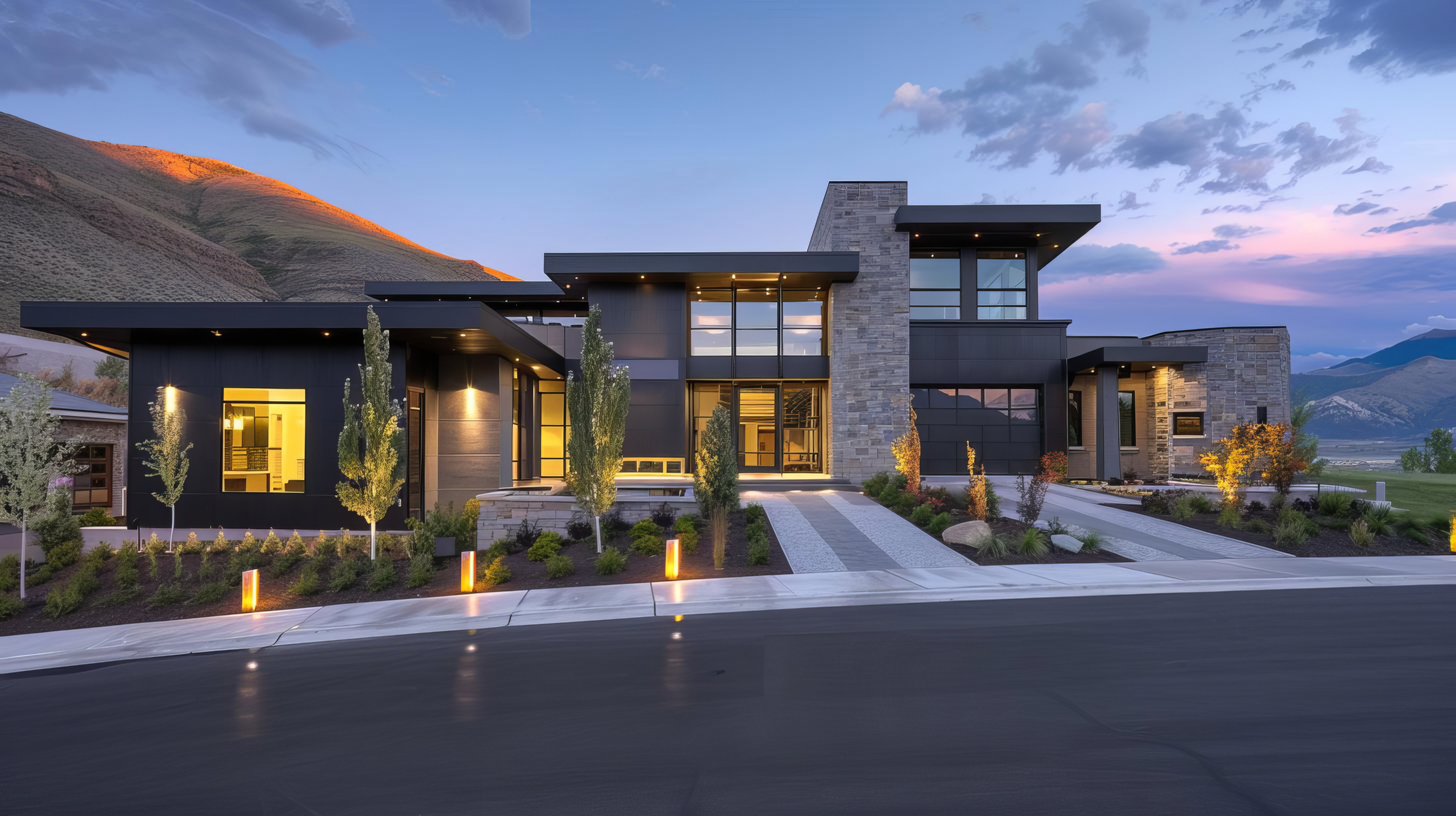 Modern Utah home suited for smart home security, monitoring, and connected homeowner control